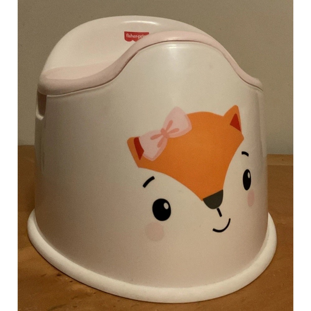 2015 Mattel Fisher Price Fox Potty Training Seat For Toddlers W/Removable Seat